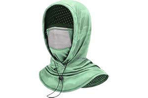 YANIKY Summer Cooling Balaclava with Breathable Holes, Sun UV Protection Face Mask for Running, Cycling, Fishing, Men & Women