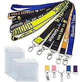 30-5000PCS Personalized Customized Lanyards, Custom Polyester Lanyard with Logo/Photo/Message/ID Badge, Personalized Lanyards for ID Card, Teachers, Companies, Schools, Office