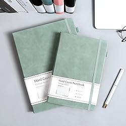 CAGIE Lined Journal Notebook, 320 Pages College