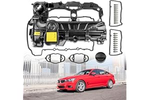 GOMADEIT Engine Valve Cover fits for BMW 528i 528i xDrive 328i 328i GT xDrive 320i x5 x3 X1 428i z4 L4 2.0L N20B20A Engine Va
