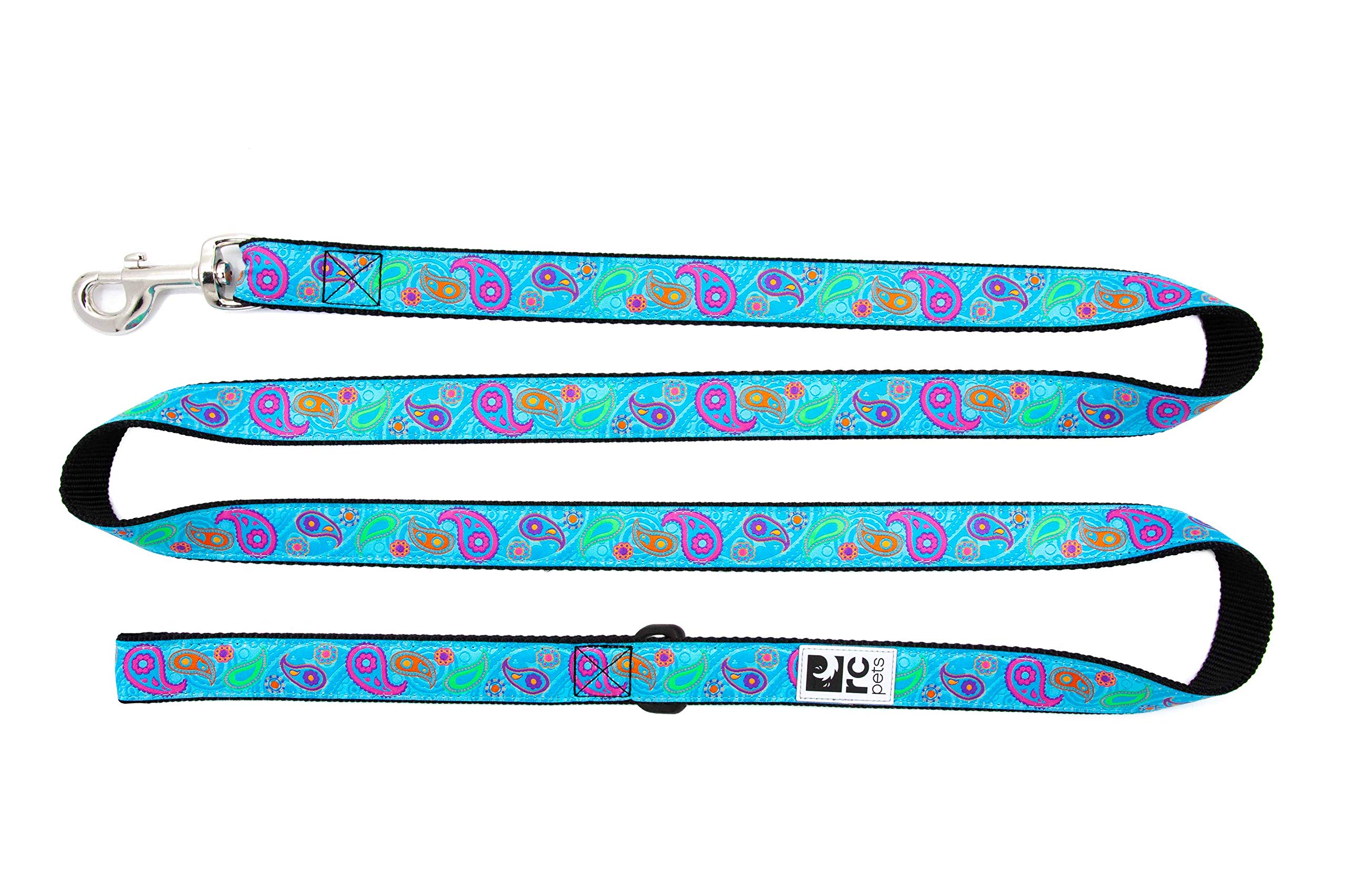 RC Pet Products Dog Leash, 1-Inch by 6-Feet, Tropical Paisley