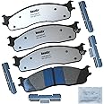 Bendix Fleet Metlok MKD965FM Semi-Metallic Front Brake Pads for Dodge Ram 1500 2008-2006, Ram 2500 2008-2003, Ram 3500 2008-2003, Ram 4000 2008-2005