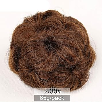 Amazon Com Heyyankee 65g Women Curly Chignon Clip In