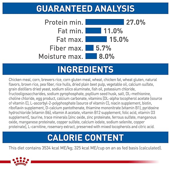 ROYAL CANIN FELINE HEALTH NUTRITION INDOOR ADULT DRY CAT FOOD, 7 LB BAG