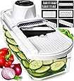 Fullstar Mandoline Slicer Vegetable Slicer and Vegetable Grater - Potato Slicer Food Slicer Veggie Slicers Mandoline Slicer Cutter Grater - Veggie Slicer Onion Slicer Fruit Slicers for Fruits