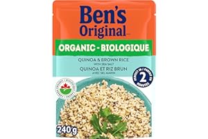 BEN'S ORIGINAL Organic Quinoa & Brown Rice With Sea Salt, Organic Food, 240g Pouch