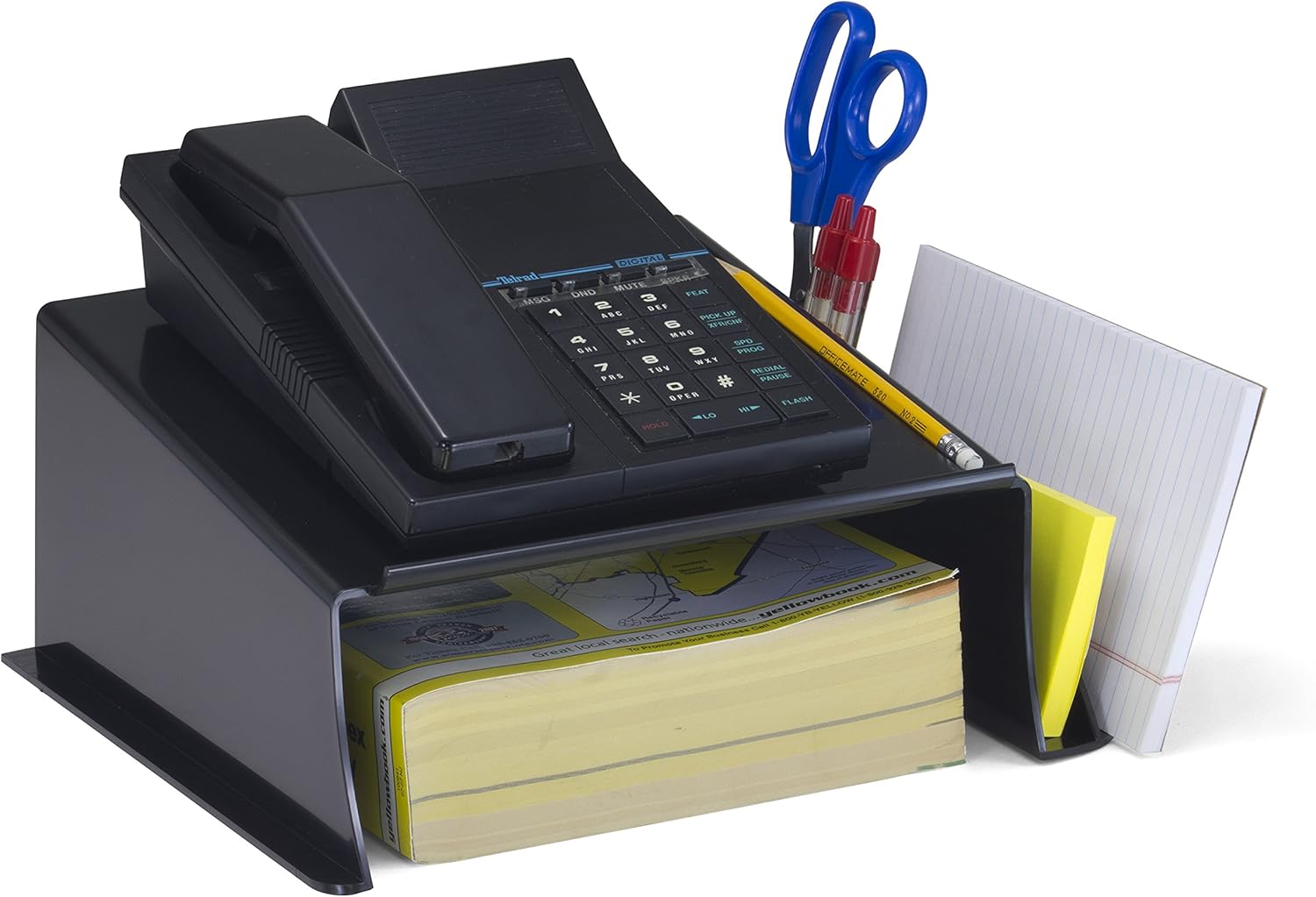 Officemate Recycled Telephone Stand, Black (26102) : Telephne Stand : Office Products