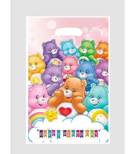 Care Bears Party Set - 93 Piece Birthday Kit With Jewelry & Decorations For Girls