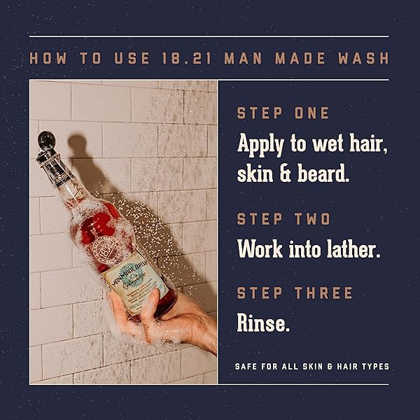 18.21 MAN MADE WASH ABSOLUTE MAHOGANY, 32 FL. OZ (PACK OF 1)