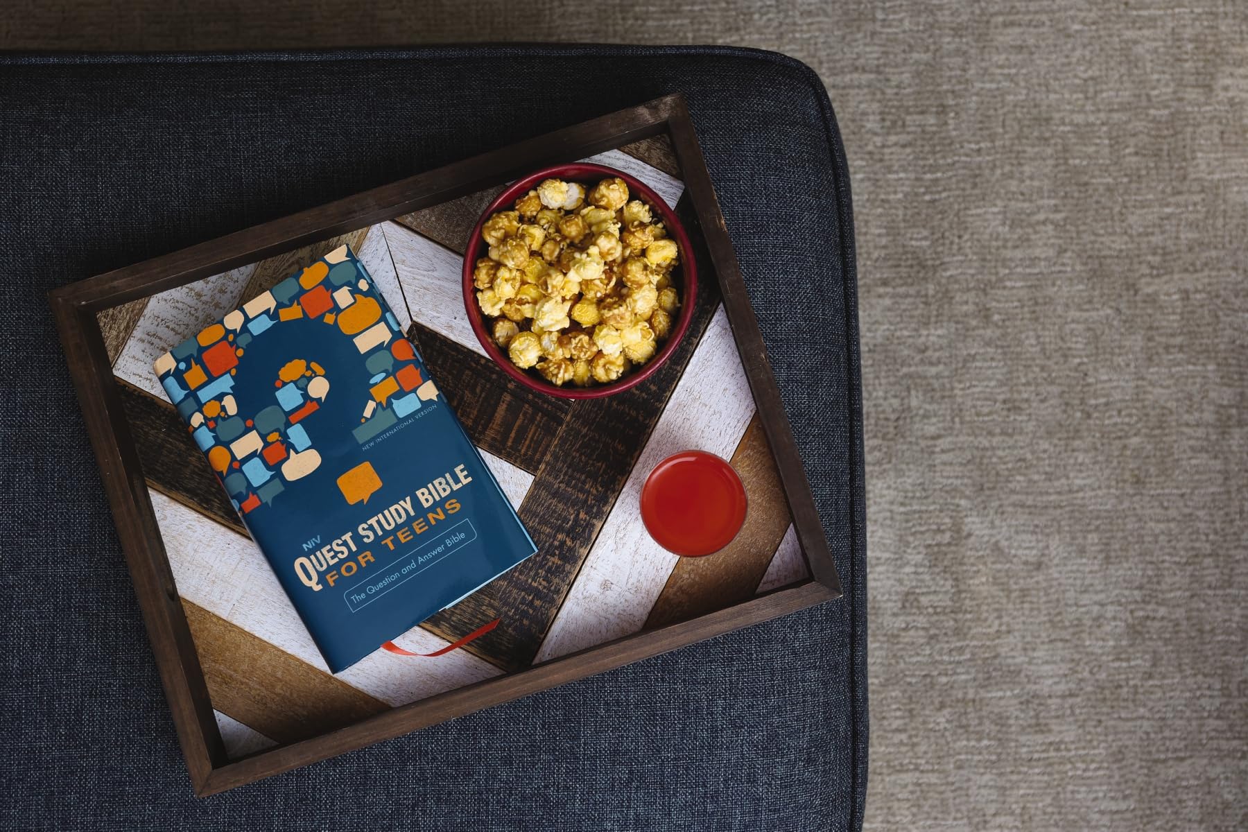 NIV, Quest Study Bible for Teens, Hardcover, Navy, Comfort Print: The Question and Answer Bible