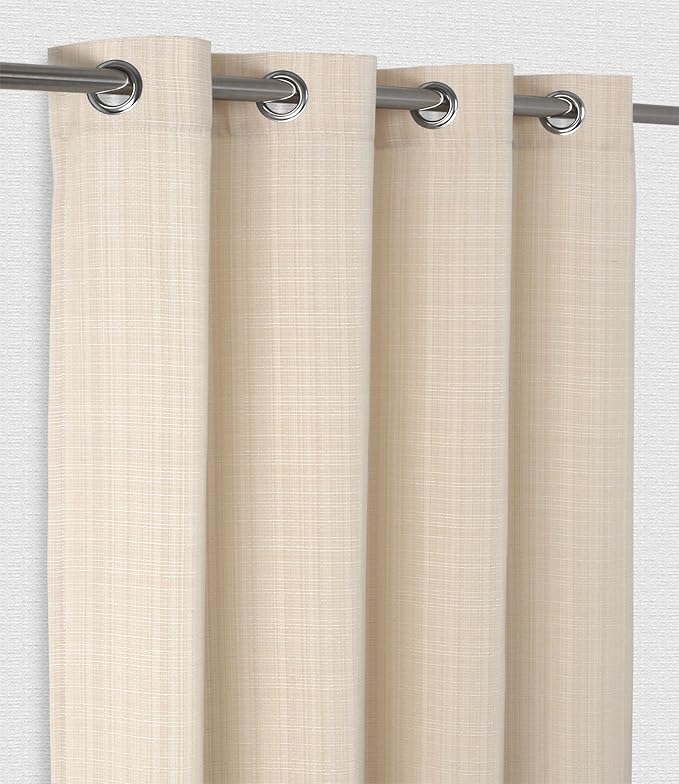 Gotham Ösenvorhang, Gardine mit Ösen 140x245 cm, Ösenschal Blickdicht