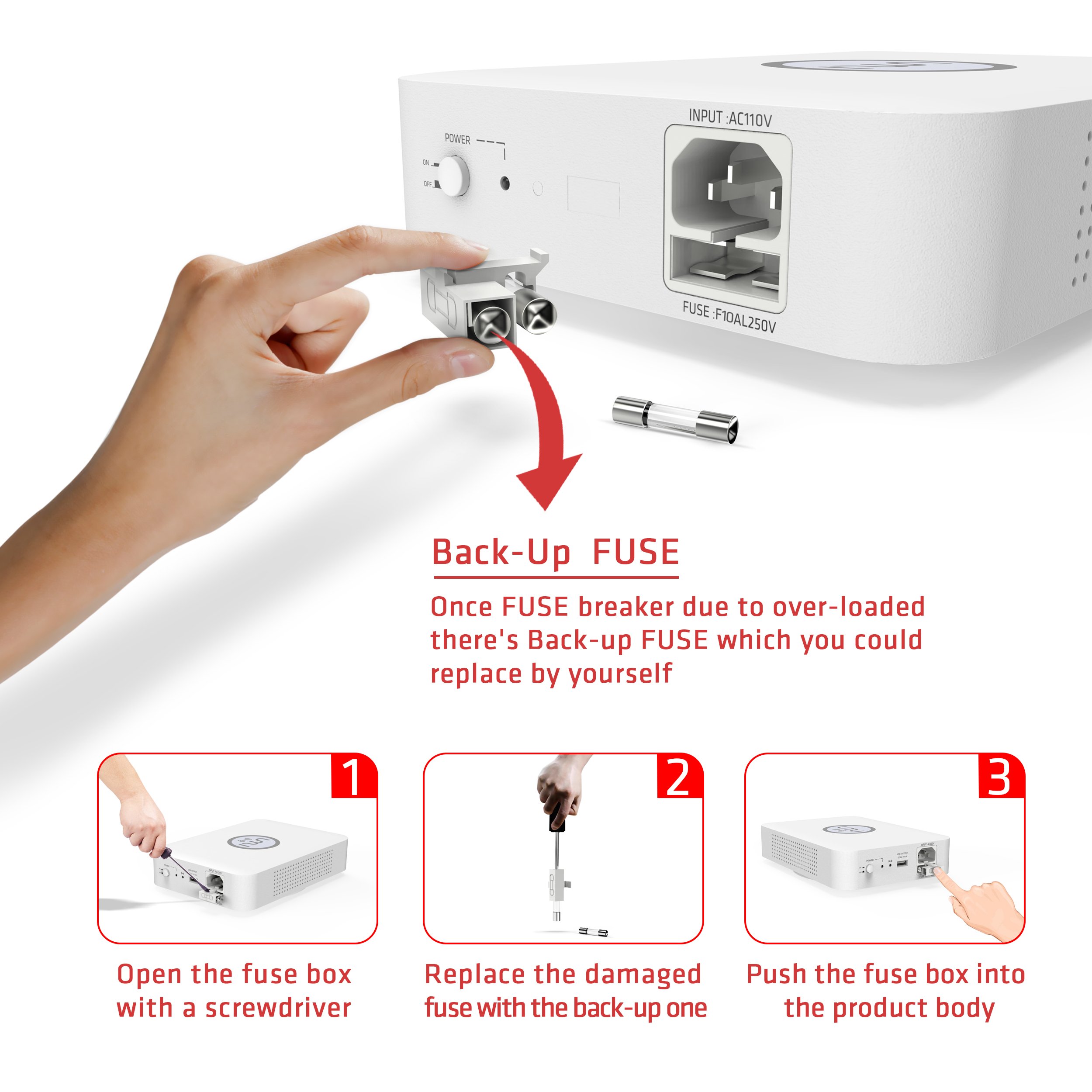 UMI 500W Step Up Voltage 120v to 220v Converter, Voltage Converter 120v to 220v for Appliances Under 500W