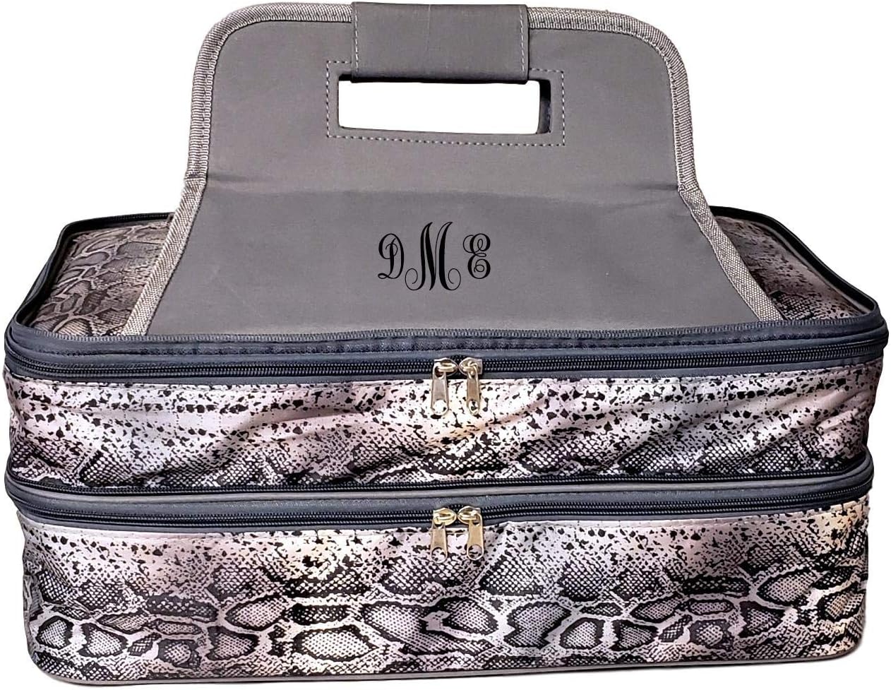 monogrammed casserole carrier