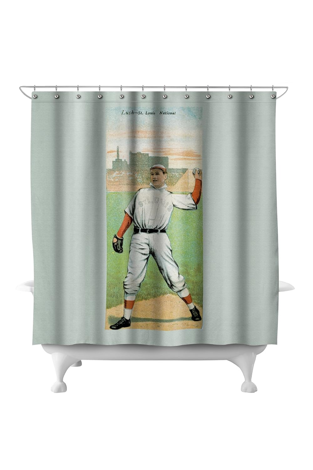 Amazon Com St Louis Cardinals Ernest Lush Baseball Card