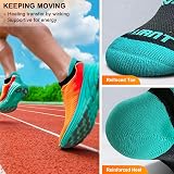 BULLIANT Womens Socks Trainer 6 Pairs Anti Blister Breathable Cushioned view 7