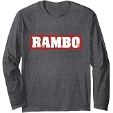 Rambo Classic Logo Long Sleeve T-Shirt