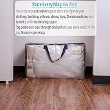VENO Heavy Duty Extra Large Storage Bag 102L Clear Set of 4 view 8