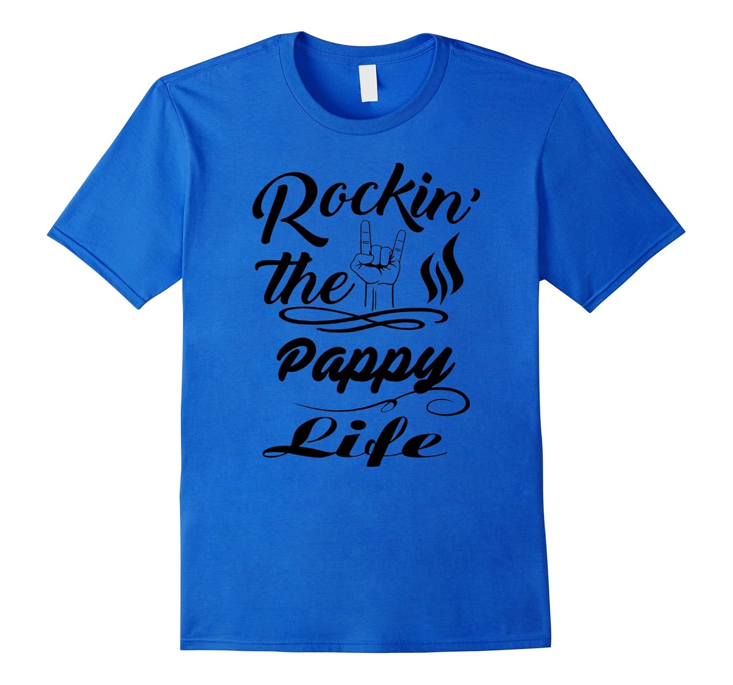 Mens Rockin the Pappy Life T-shirt Grandparents Day Great Gift-AZP