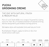 Lock Stock & Barrel Pucka Grooming Creme Men 100g Flexible Hold Natural Finish view 5