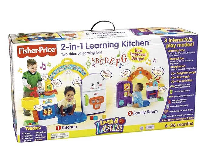 Fisher Price Laugh N Learn Kitchen Amazon Co Uk Toys Games