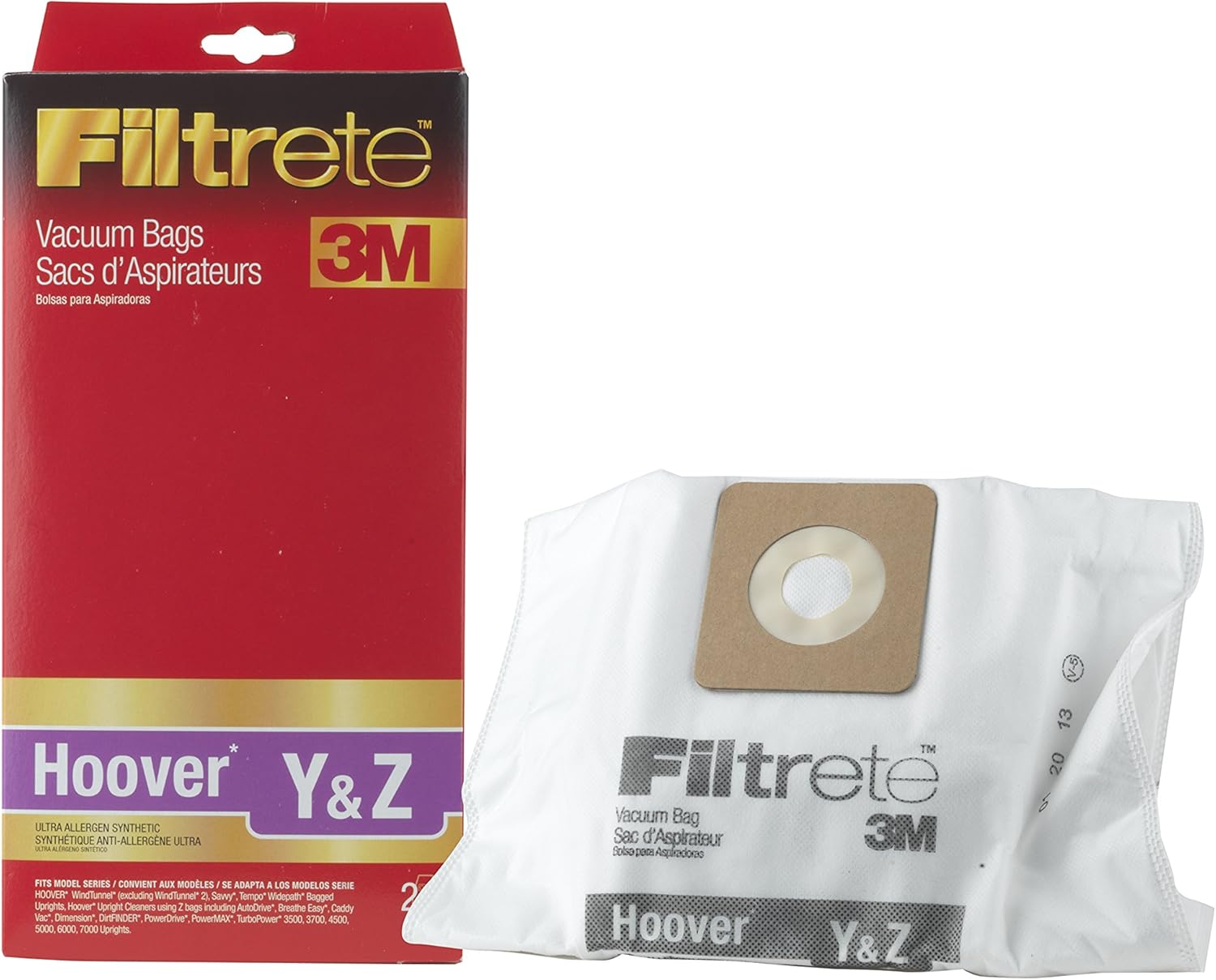 3M Filtrete Hoover Y & Z Ultra Allergen Synthetic Vacuum Bag