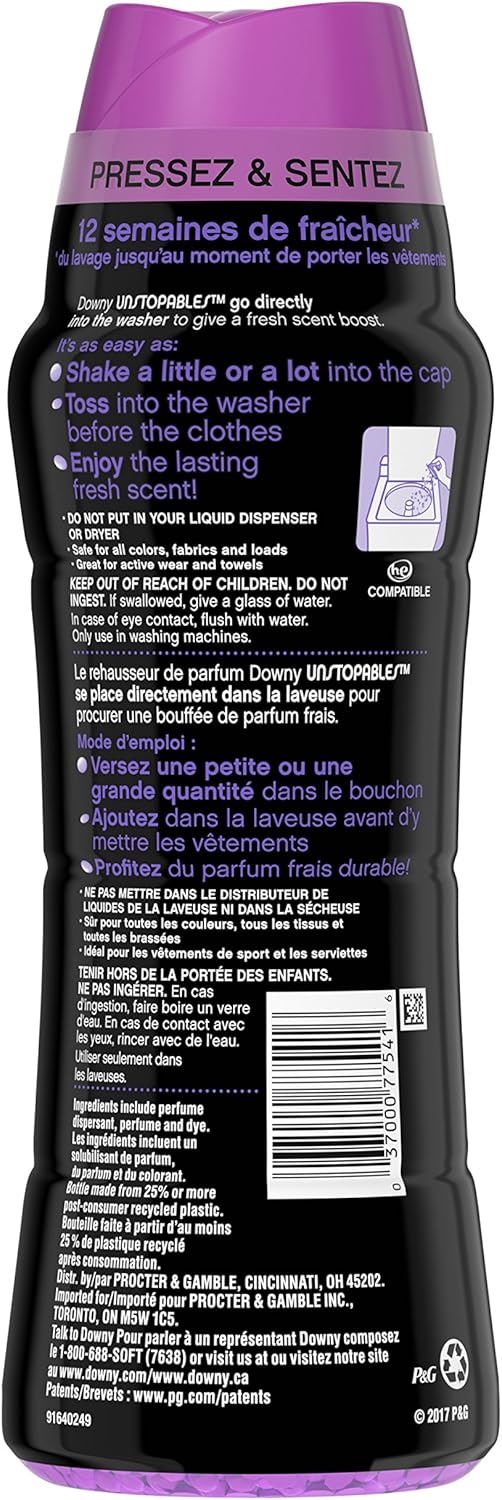Downy Unstopable In-Wash Scent Booster Beads, Lush, 20.1 Ounce (Pack of 1): Health & Personal Care