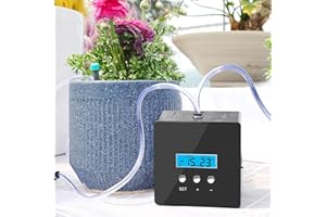 RUNWUSHENG Automatic drip Irrigation System，DIY Indoor Plant Watering System,Self-Priming Pump, programmable Timer, Indoor Pot Plant Watering Device