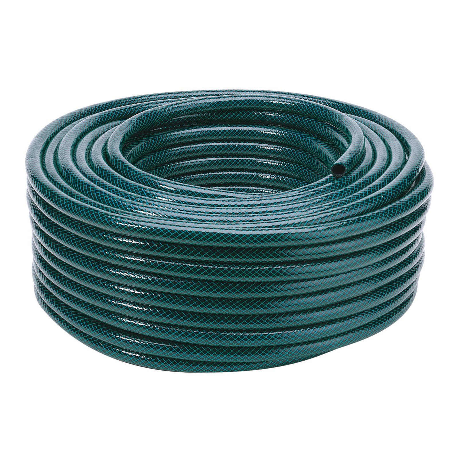 Draper 50m Garden Watering Hose | Reinforced with Polyester Yarn 12 mm Hose Pipe | 2mm Thickness Heavy Duty PVC Gardening Hose | Long reach | 56313