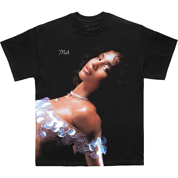 Amazon.com: Tyla Cross Portrait T-Shirt, MD : Clothing, Shoes