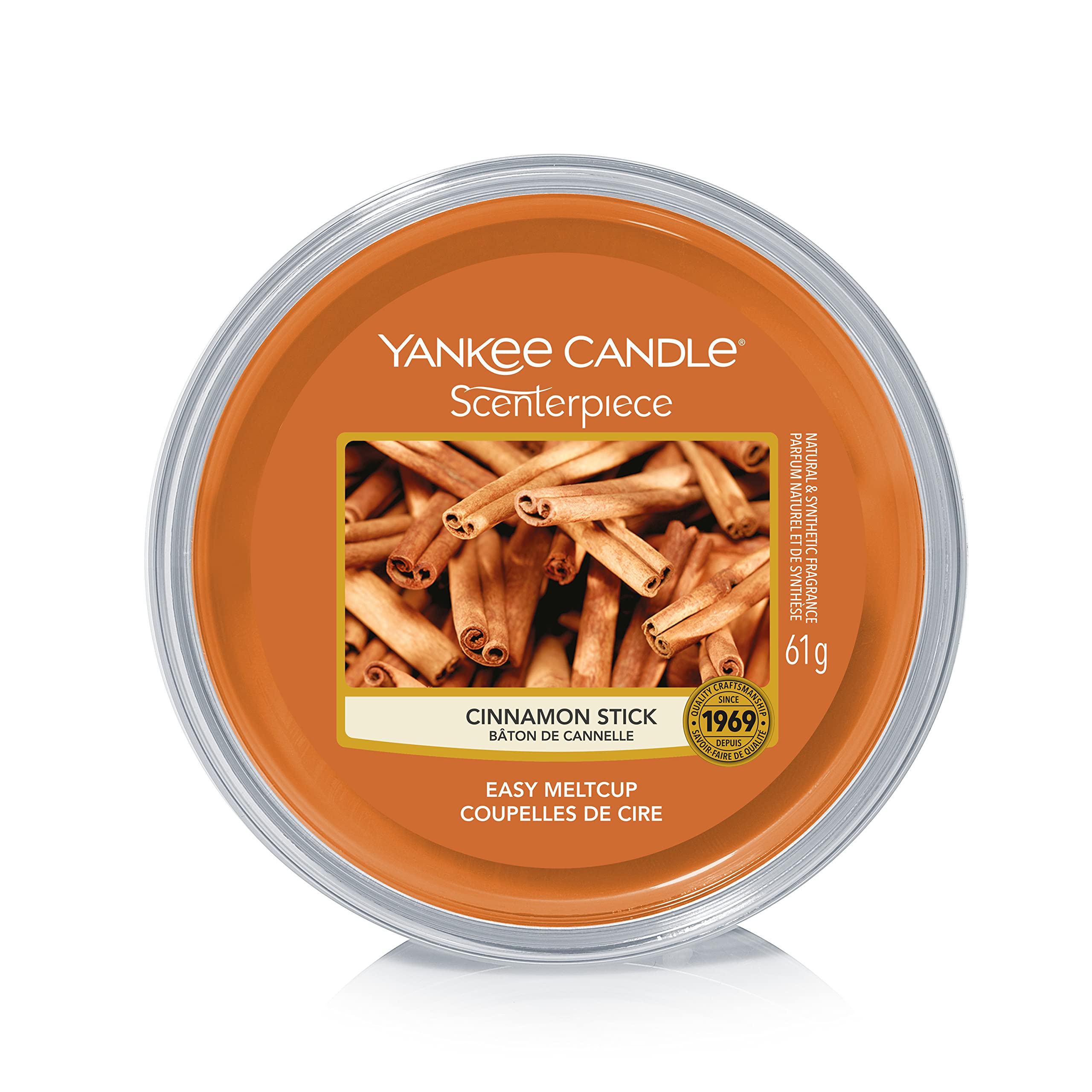 Yankee Candle Scenterpiece Easy Wax MeltCups | Cinnamon Stick | Wax Melts for Electric Warmers | Lasts up to 24 Hours