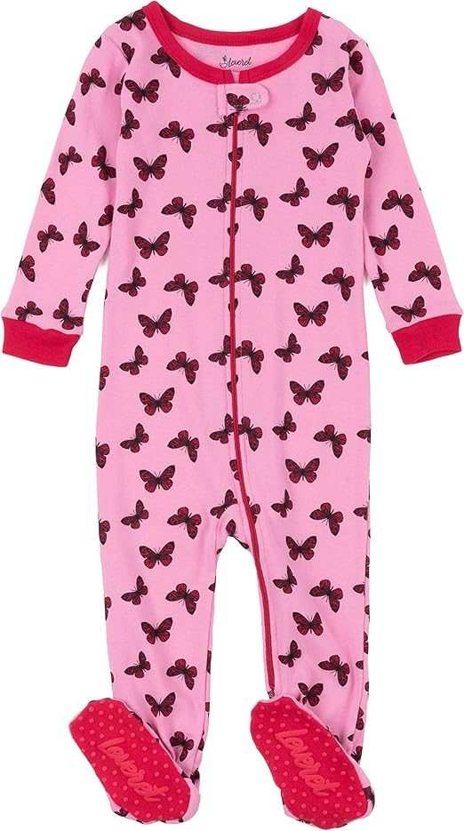 Leveret Kids Pajamas Baby Boys Girls Footed Pajamas Sleeper