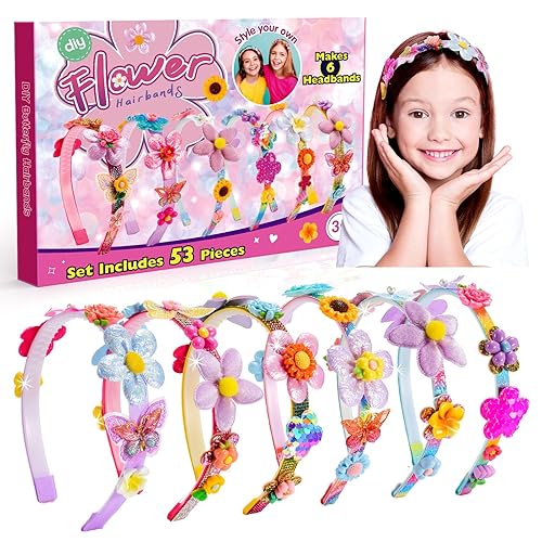 Toys for 5-10 Year Old Girls, Craft Kits for Kids 5-12 Year Old Girls Gifts Kids Hair Accessories for Girls Kids' Craft Kits Girls Birthday Presents