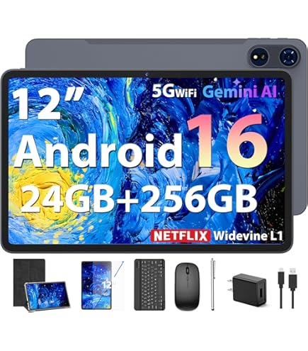 Amazon.com : 11 inch Android 15 Tablet, 20GB RAM 128GB ROM , 2TB