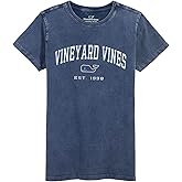 Vineyard Vines Womens Drift Dye Heritage Arch Logo Short-Sleeve Tee