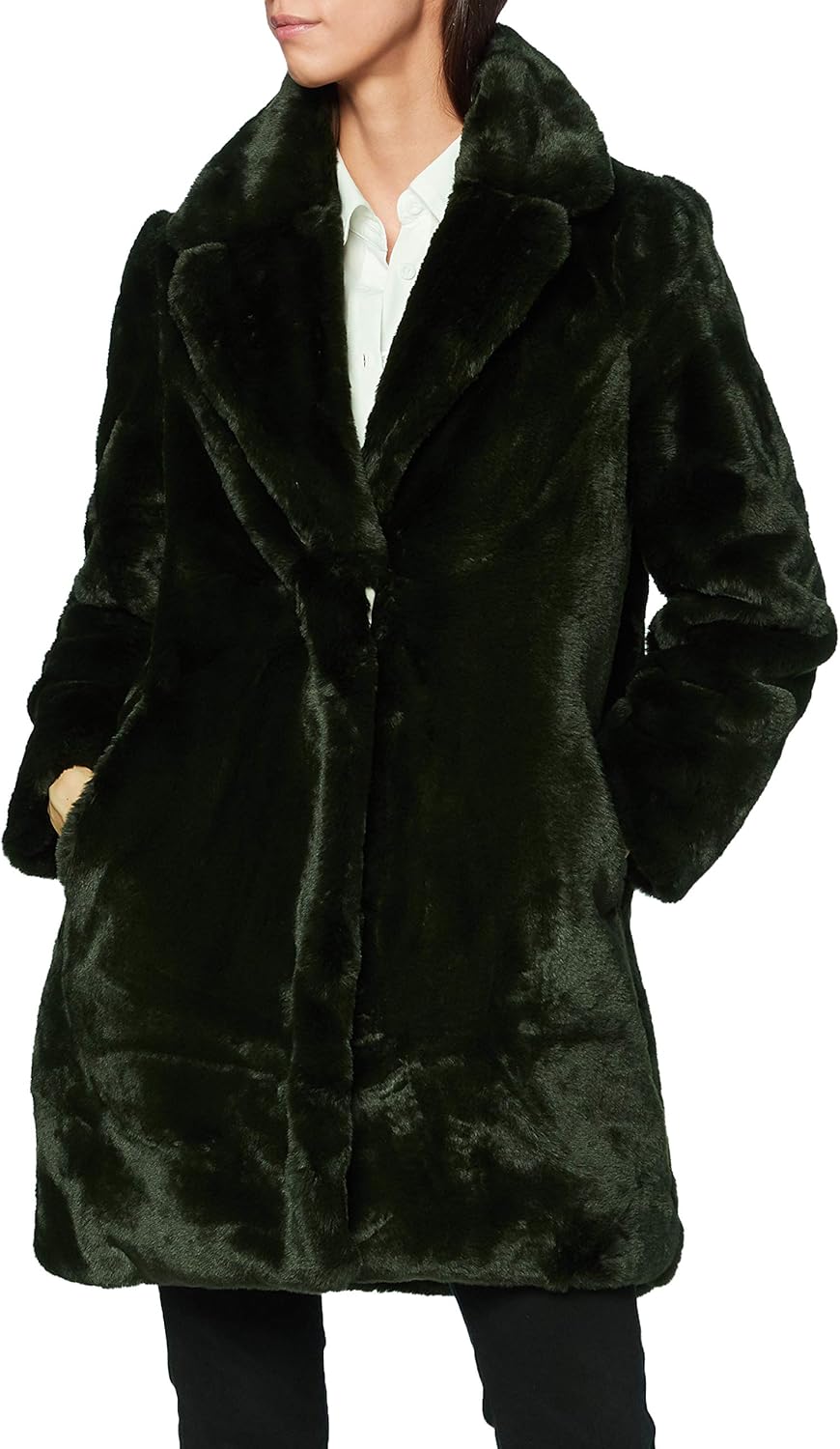 TOM TAILOR Women's Faux Fur Coat Amazon.co.uk Clothing