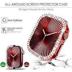 Wingle 2 Pack Bling Case for Apple Watch Series 10