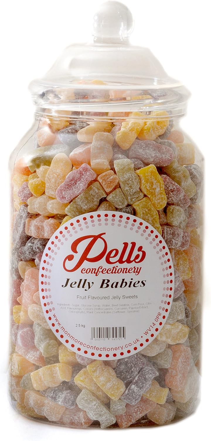 Jelly Babies JAR (PELLS) 2.5KG Amazon.co.uk Grocery