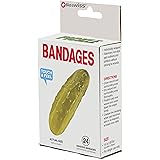 BioSwiss Novelty Bandages Self-Adhesive Funny First Aid, Novelty Gag Gift 24pcs Pickle (Pickle)