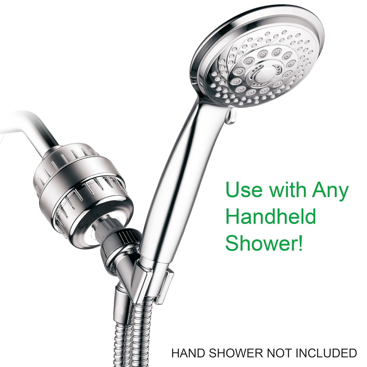 Can be Used with Any Overhead Shower Head Premium Chrome Finish