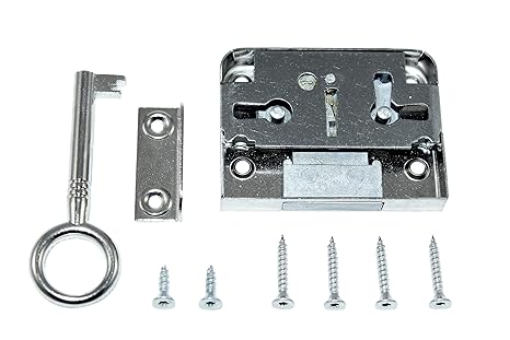 Mprofi MT Schrankschloss Mit Schlüssel - Aufschraubschloss Für Möbel & Schubladen
