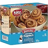 Katz Gluten Free Cinnamon Rugelach Mini Glazed Cinnamon Buns | Gluten Free, Dairy Free, Soy Free, Nut Free | Kosher (1 Pack o