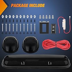 Nilight LED Cab Marker Lights 3 PCS Roof Running