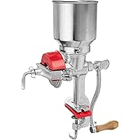 Victoria Manual High Hopper Grain Grinder, Black