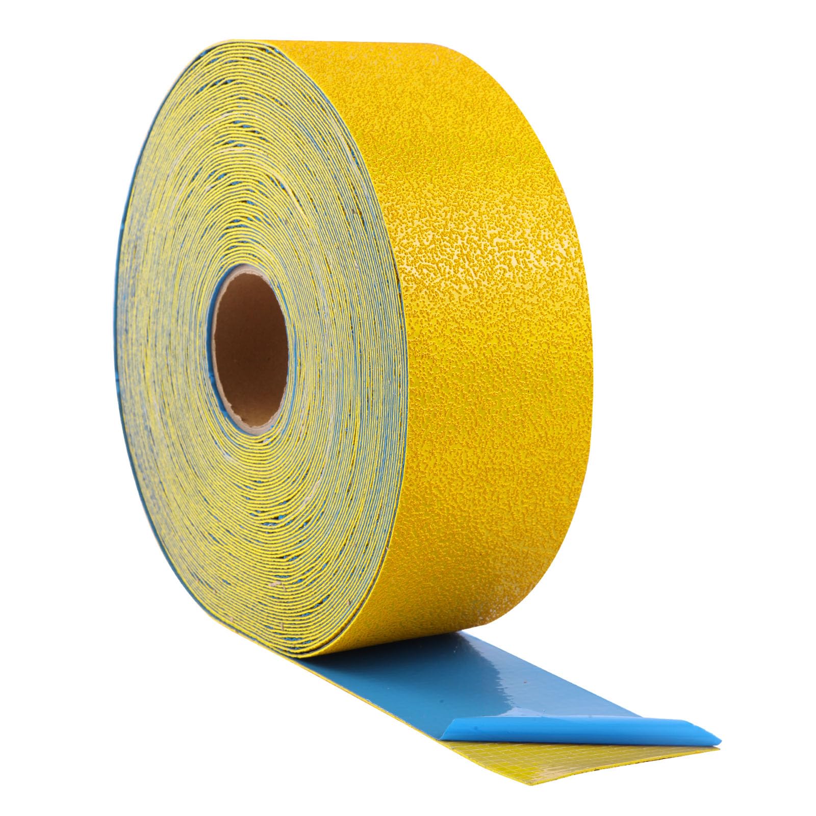 Photo 1 of SCYSYSL Reflective Pavement Marking Tape Slip-Resistant and Durable, Heavy-Duty Rubber Base for Outdoor Applications, Perfect for Driveways, Walkways, and Parking Areas (Yellow, 4 Inch X 108 Feet)