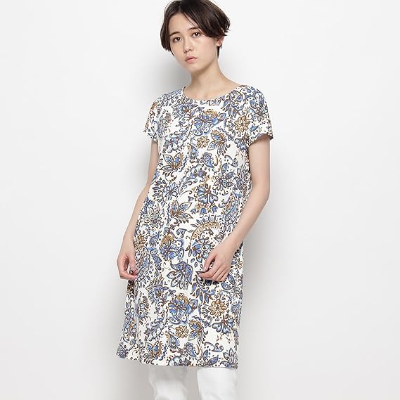 Amazon Smartpink スマート ピンク ポケッタブルワンピース ブルー 192 00 フリー ミセス ワンピース チュニック 通販