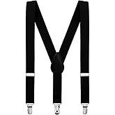 Moulen 1 Inch Durable Suspenders for 5M-10Y Kids Boys Girls