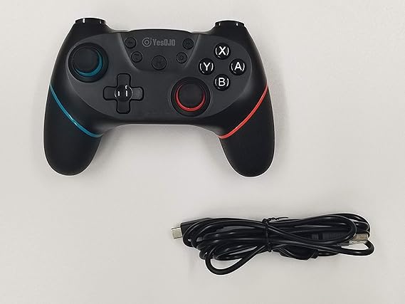 Amazon 技適マーク取得 日本国内法令順守製品 ニンテンドースイッチ用ワイヤレスコントローラー Ojo Classic Proコントローラー ブラック Switch ゲーム