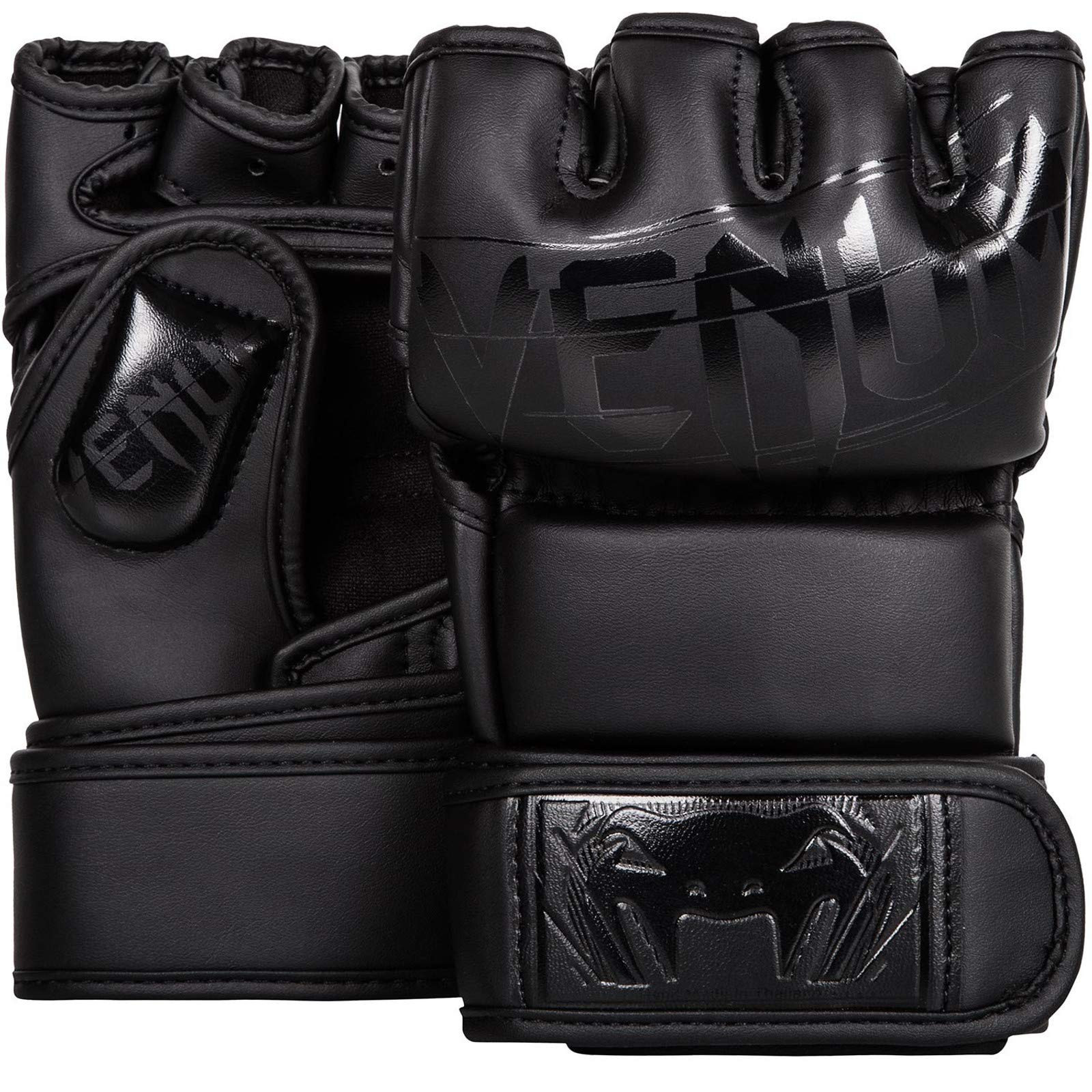 Venum, Undisputed 2.0 MMA Gloves, Unisex Adult, S, Matte/Black — image 1