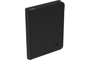 Rayvol Toploader Binder, Holds 252 Toploaders 9-Pocket Top Loader Card Storage Case, Ringless Double-Sided Pockets for Cards in 3 x 4'' Toploaders