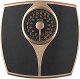Salter Speedo Dial Mechanical Bathroom Scale 136 KG Large Dial Gold